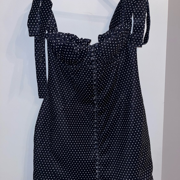 House of CB Paloma black & white polka dot dress - Picture 3 of 9